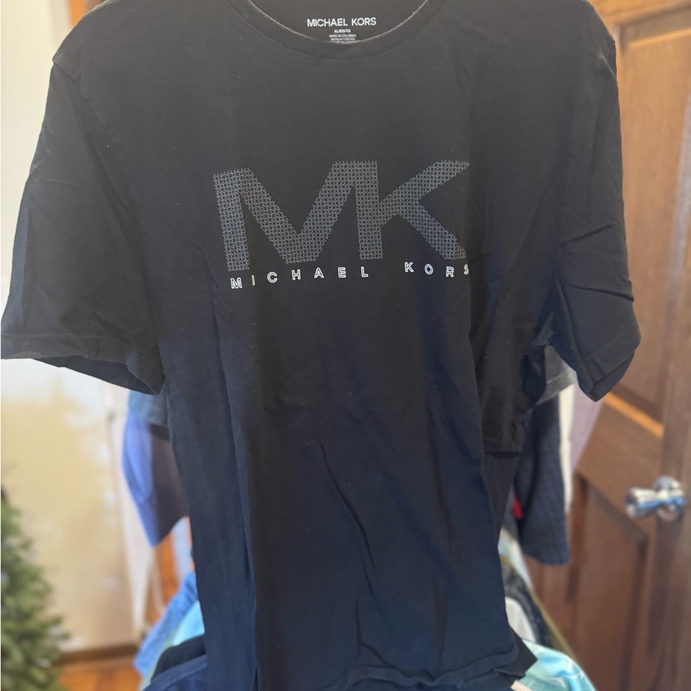 Michael Kors Black Graphic Tee